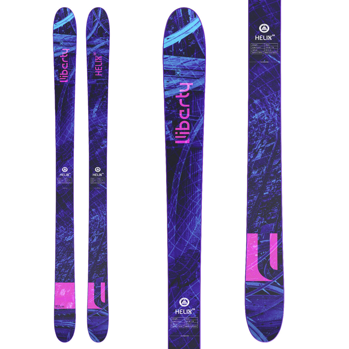 Liberty Helix 88 Skis 2024