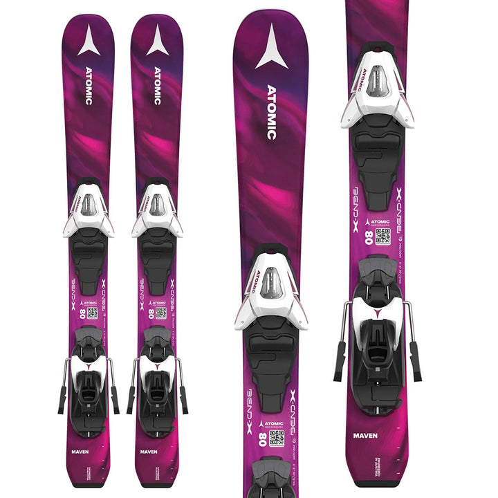 Atomic Vantage Girl Skis + C 5 GW Demo Ski Bindings - Toddler Girls' 2022