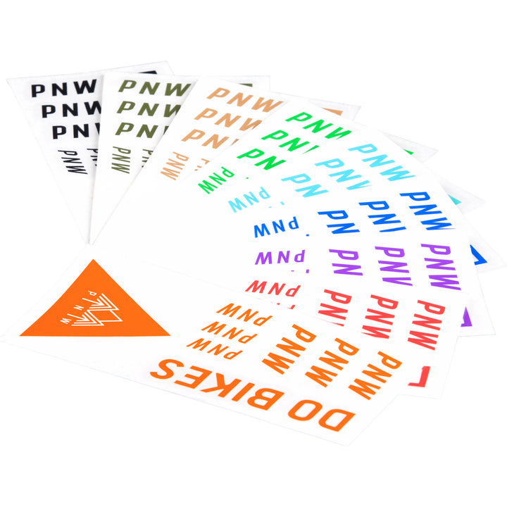PNW Components Loam Transfer Decal Kit Safety Orange