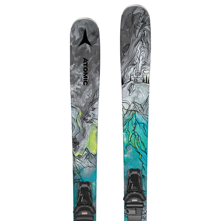 Atomic Bent 85 Skis + M12 GW Bindings 2023