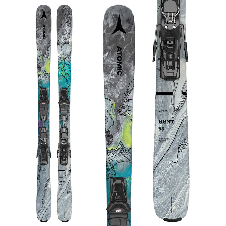 Atomic Bent 85 Skis + M12 GW Bindings 2023