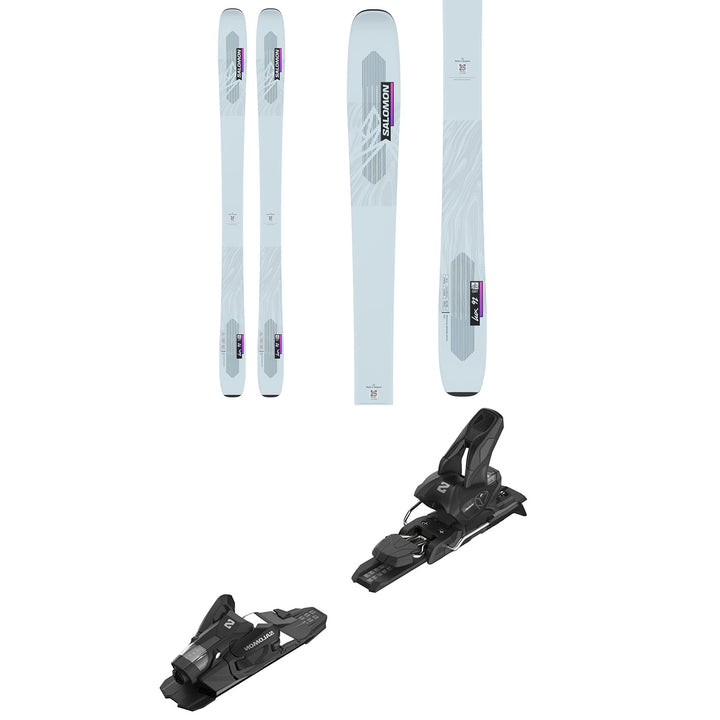 Salomon QST Lux 92 Skis + Salomon Strive 11 Demo Ski Bindings - Women's 2023
