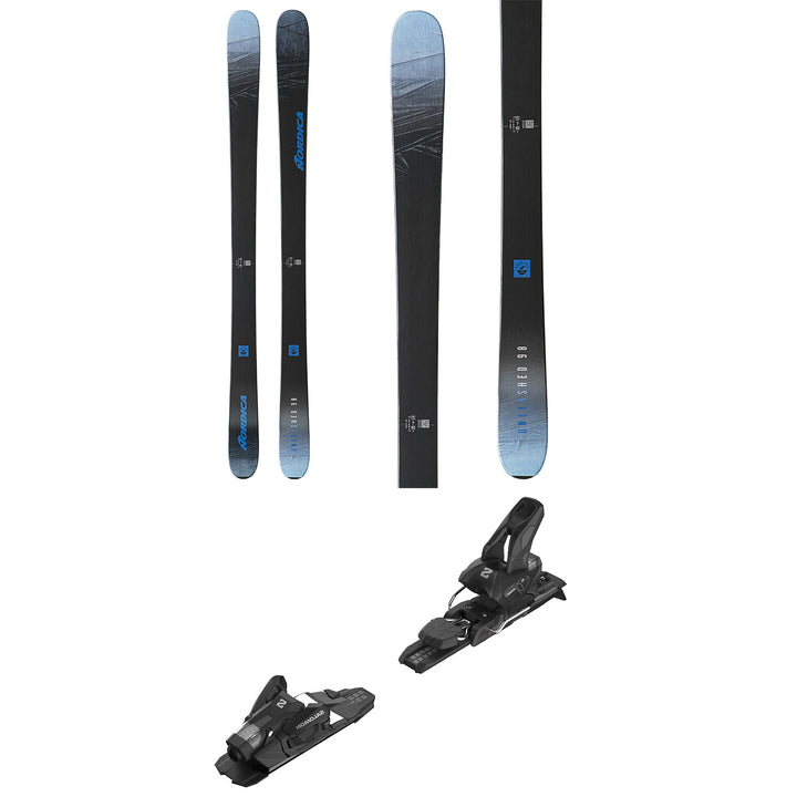 Nordica Unleashed 98 Skis + Salomon Strive 11 Demo Ski Bindings 2023