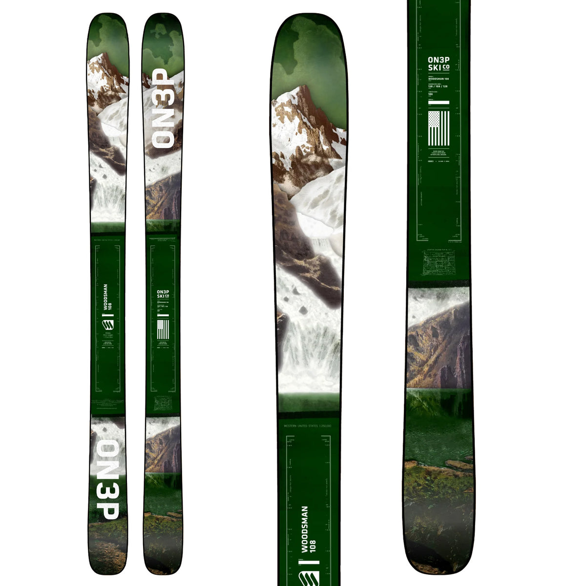 ON3P Woodsman 108 Skis 2024
