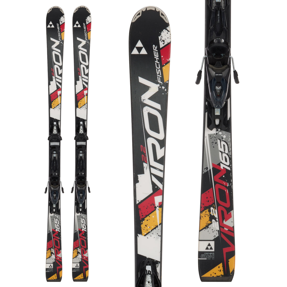 Fischer Viron 2.2 Skis + RS10 Demo Bindings 2015