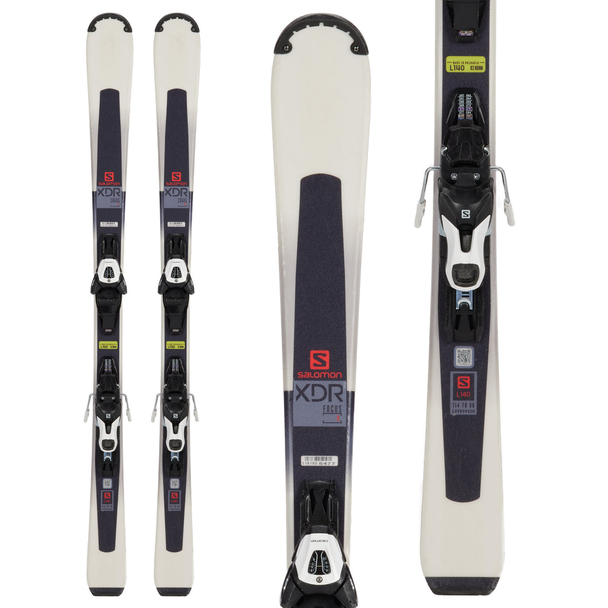 Salomon XDR Focus Skis + Lithium 10 Bindings 2018