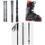 K2 Disruption 76 Skis + M2 10 Quikclik Bindings + Rossignol Evo 70 Ski Boots + evo Merge Ski Poles 2024