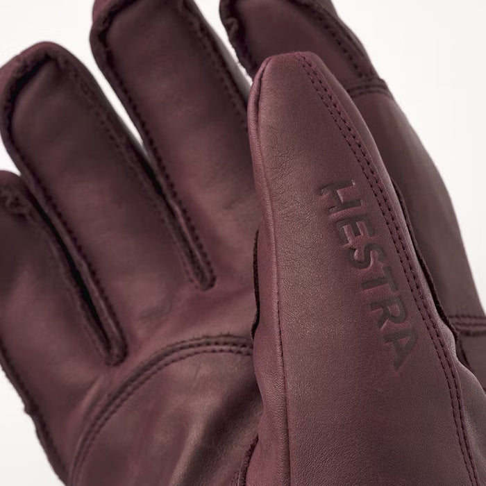Hestra Fall Line 5-Finger Gloves Burgandy