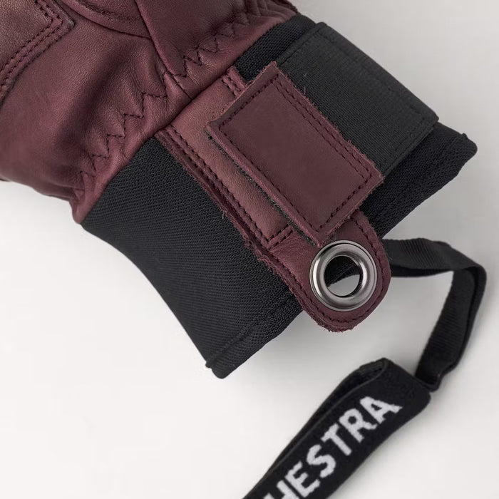 Hestra Fall Line 5-Finger Gloves Burgandy