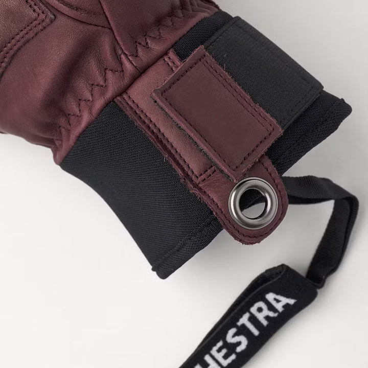 Hestra Fall Line 5-Finger Gloves Burgandy