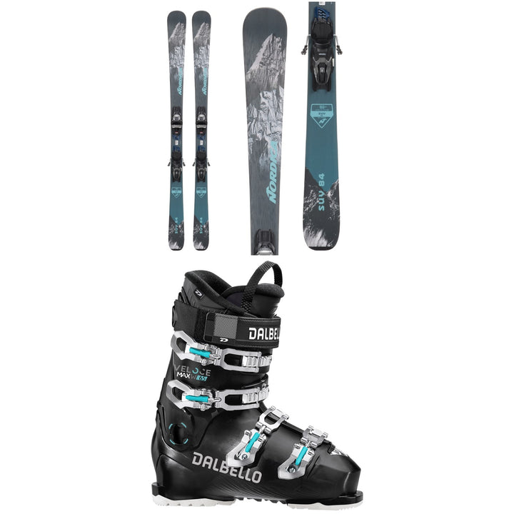 Nordica SUV 84 + TP2 Compact FDT Ski Bindings + Dalbello Veloce Max 65 W Ski Boots - Women's 2024