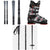 K2 Disruption 76 Skis + M2 10 Quikclik Bindings + Dalbello Veloce Max 75 Ski Boots + evo Refract Ski Poles 2024