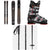 Rossignol Sender 90 Pro Skis + Xpress 10 Bindings + Dalbello Veloce Max 75 Ski Boots + evo Refract Ski Poles 2024