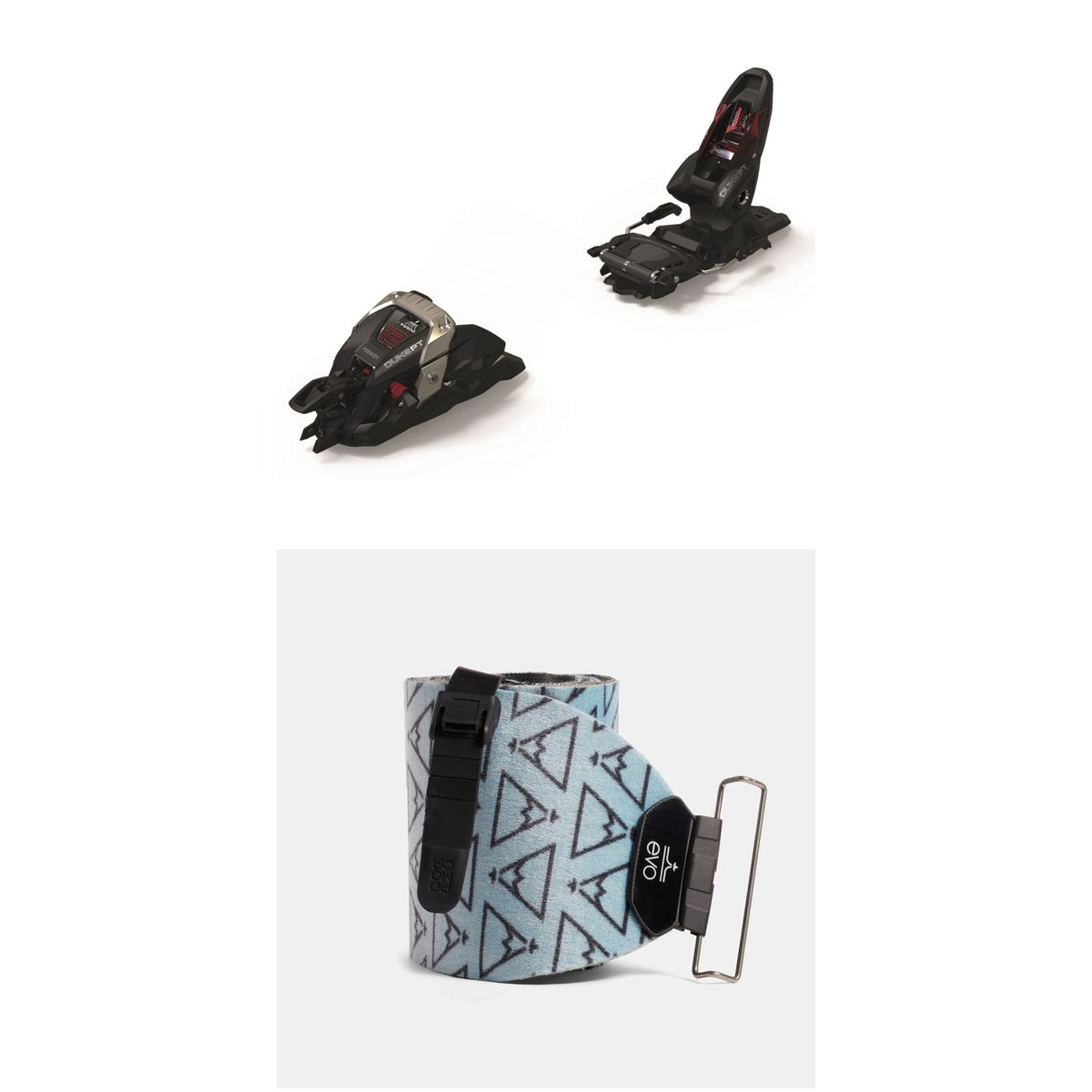 Marker Duke PT 12 Alpine Touring Ski Bindings + evo x Pomoca Pro Glide Climbing Skins