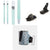 Black Crows Atris Skis + Marker Duke PT 16 Alpine Touring Ski Bindings  + evo x Pomoca Pro Glide Climbing Skins