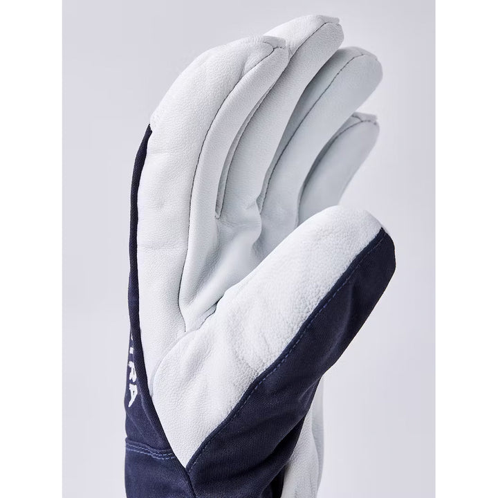 Hestra Army Leather Heli Ski 5-Finger Gloves Navy