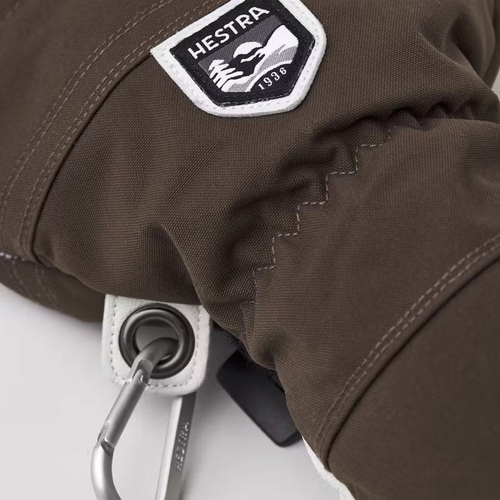 Hestra Army Leather Heli Ski 5-Finger Gloves Espresso