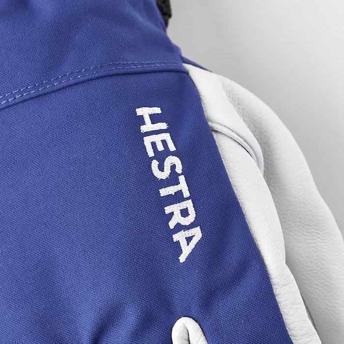 Hestra Army Leather Heli Ski 5-Finger Gloves Royal Blue