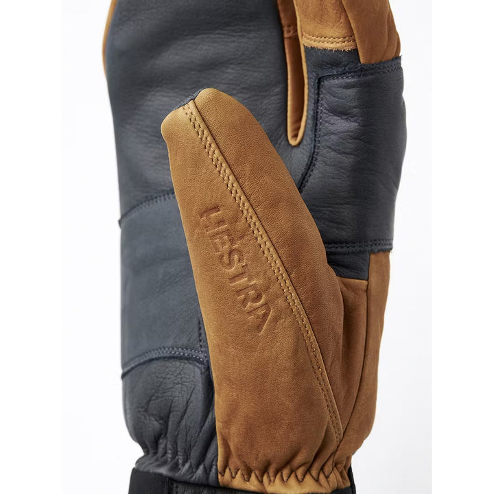 Hestra Freeride CZone 3-Finger Mittens Grey/Cork
