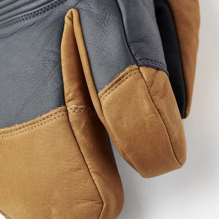 Hestra Freeride CZone 3-Finger Mittens Grey/Cork