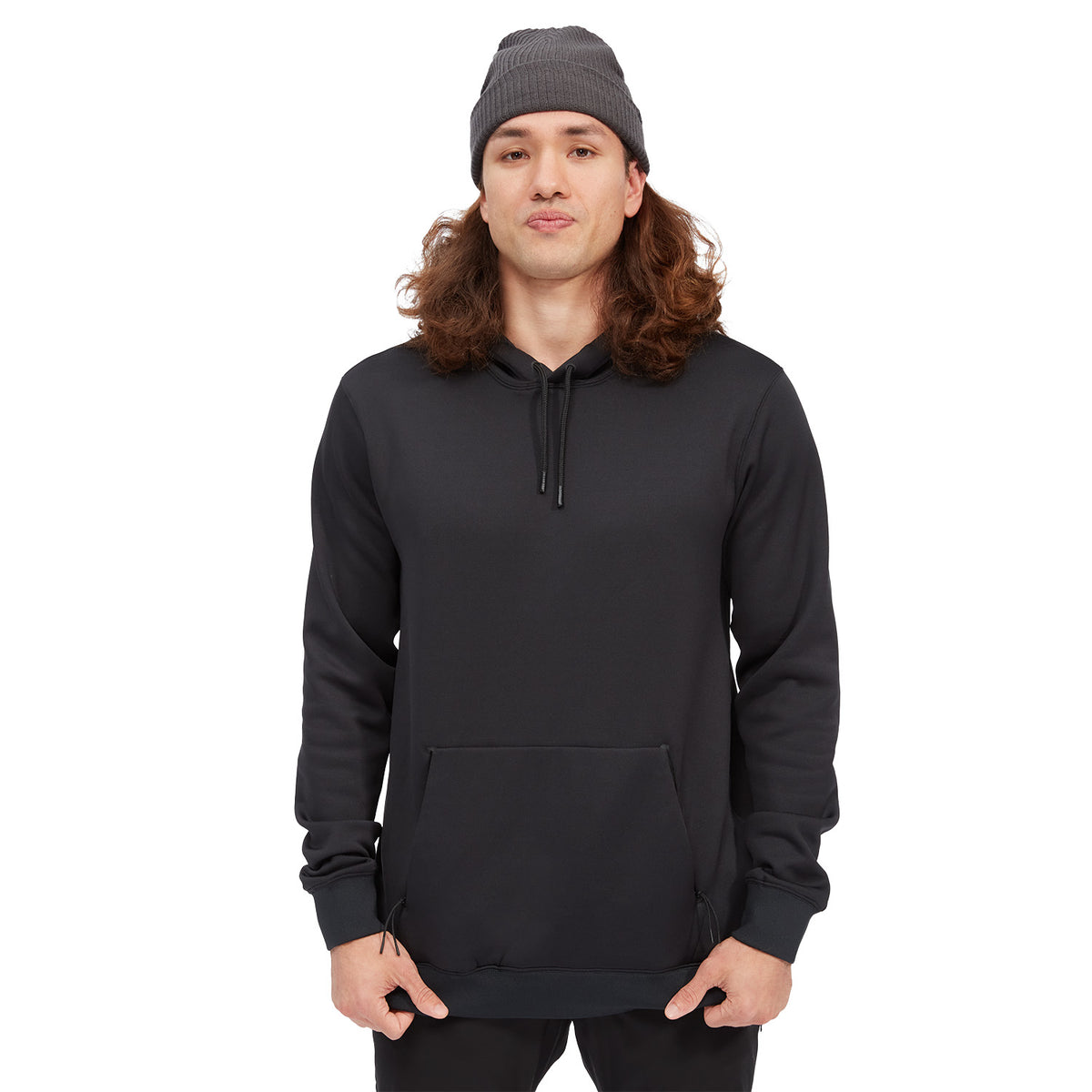 evo Polartec Pullover Hoodie Black