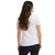 evo Triblend V-Neck T-Shirt - Women's White