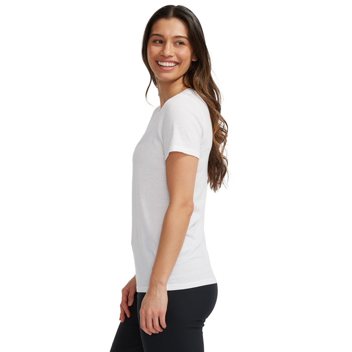 evo Triblend V-Neck T-Shirt - Women's White