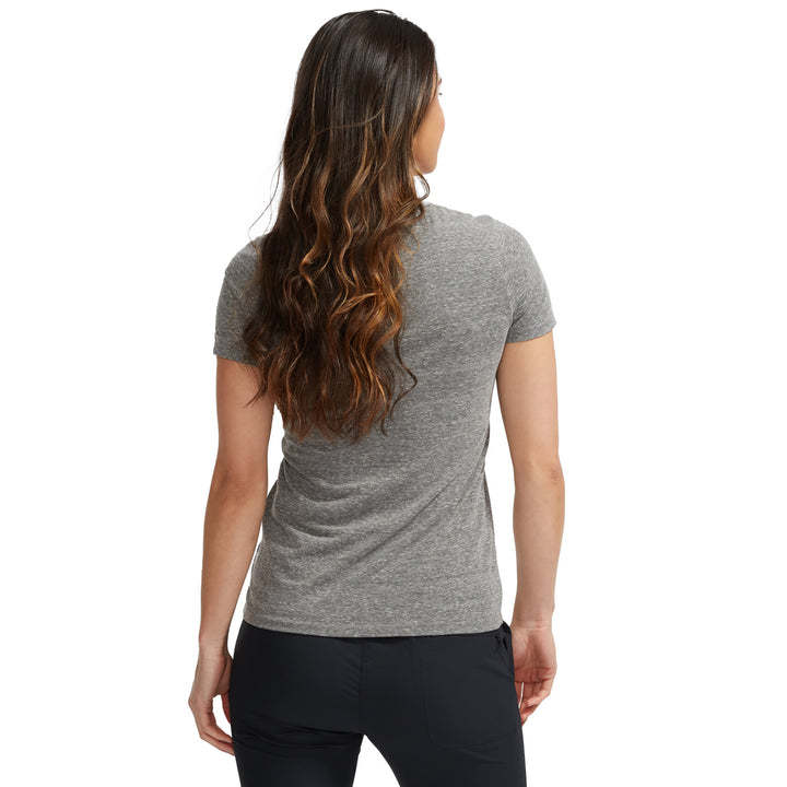 evo Triblend V-Neck T-Shirt - Women's Heather Grey