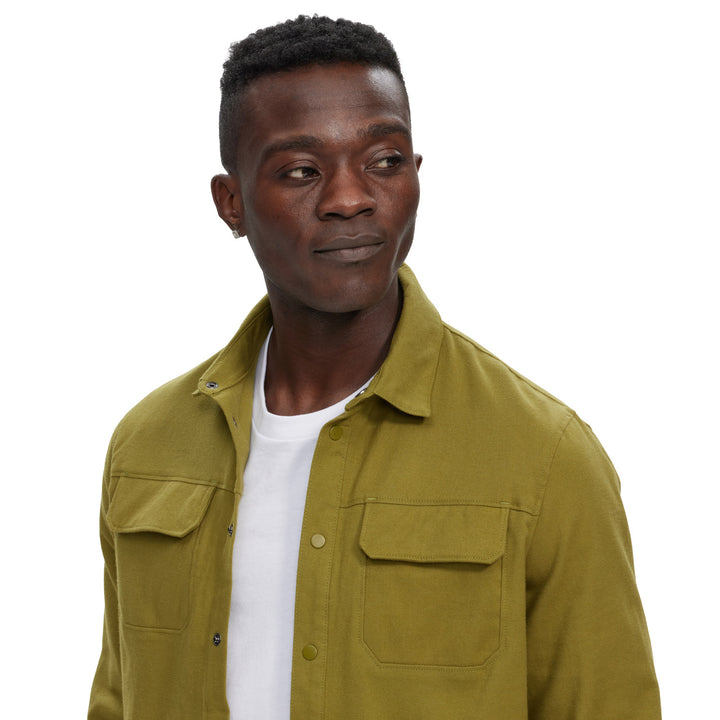 evo Heavyweight Stretch Flannel Shirt - Men's Moss