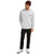 evo Square Logo Pullover Hoodie - Men's Heather Grey