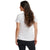 evo Square Light Logo T-Shirt - Women's White