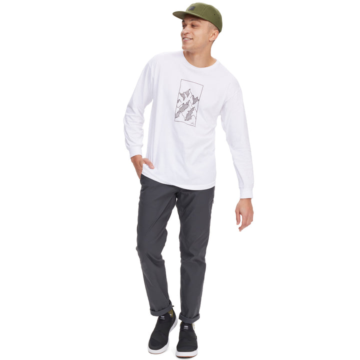 evo Range Long-Sleeve T-Shirt - Men's White