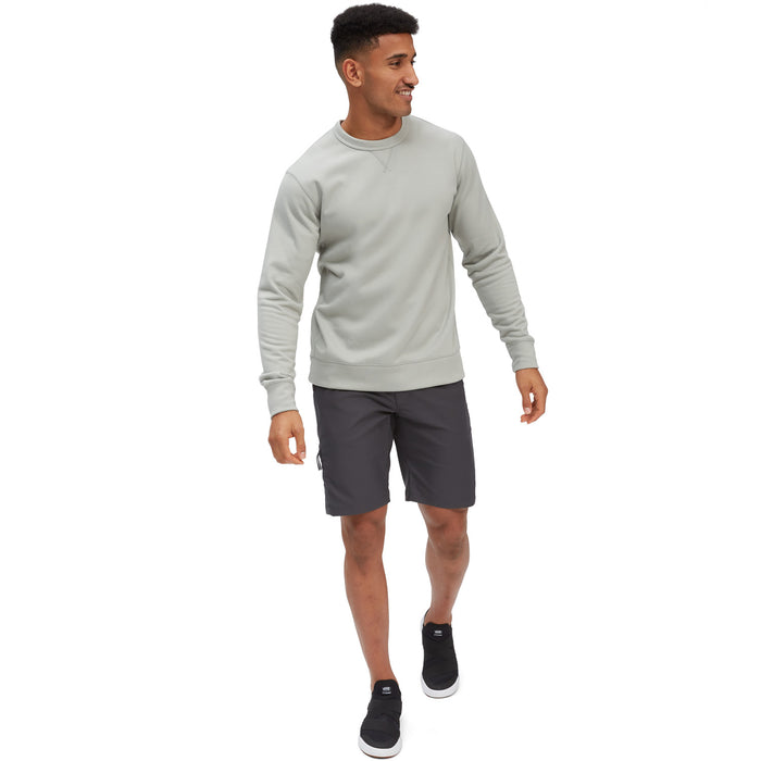 evo Crown Premium Crew Sweatshirt - Men's Sage Grey