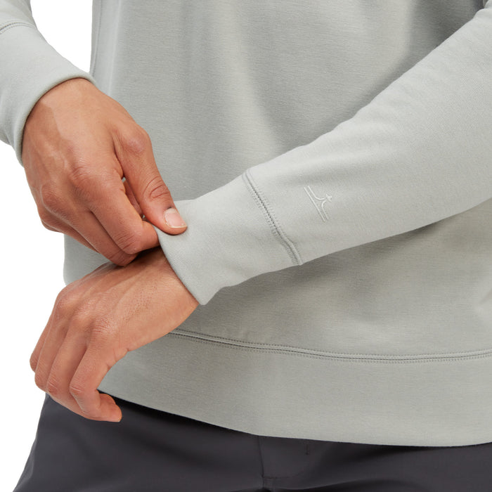 evo Crown Premium Crew Sweatshirt - Men's Sage Grey