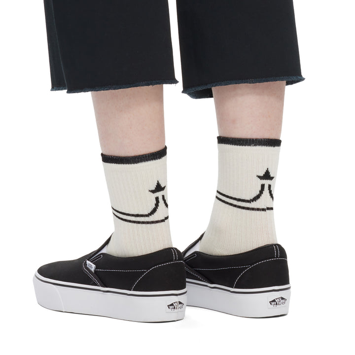 evo Crew Socks Whispering White