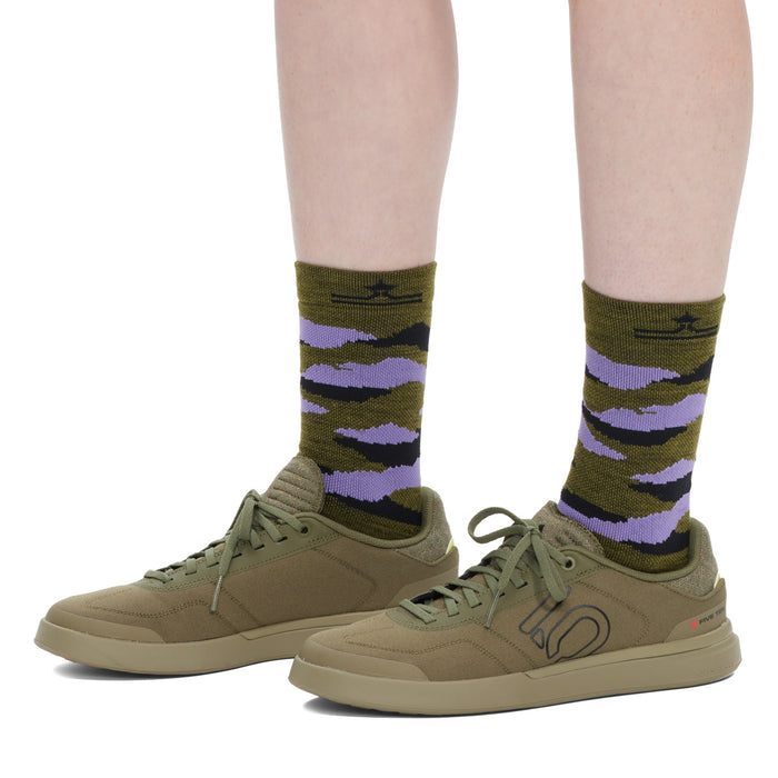 evo Performance Merino Bike Socks Moss