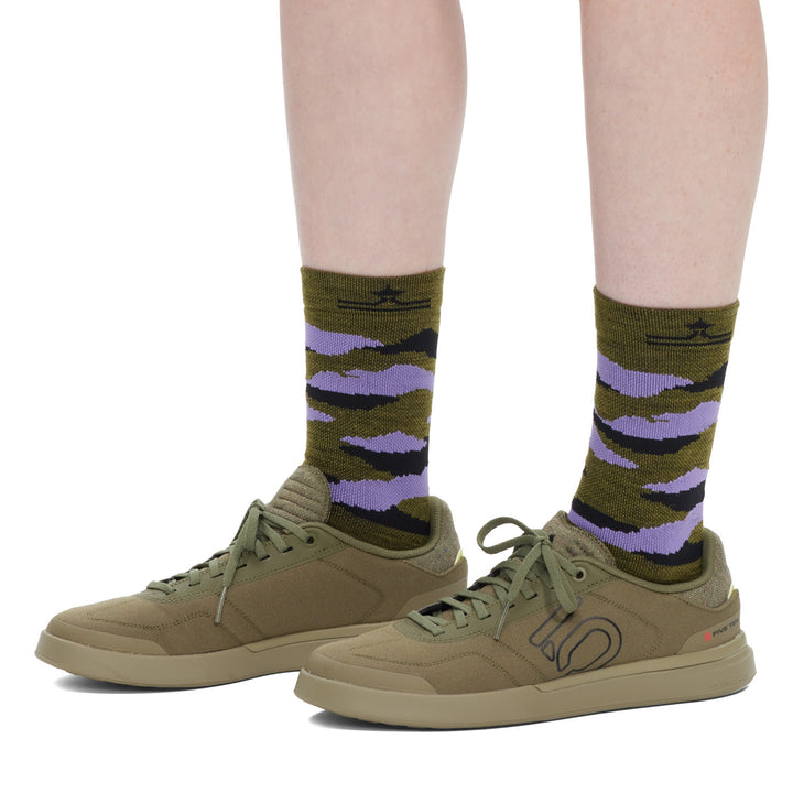 evo Performance Merino Bike Socks Moss