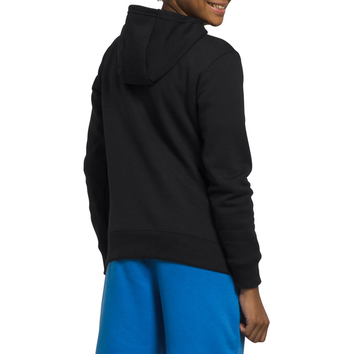 The North Face Camp Fleece Pullover Hoodie - Boys' TNF Black/Super Sonic Blue