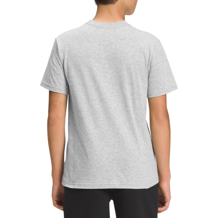 The North Face Short Sleeve Graphic Tee - Boys' TNF Light Grey Heather/Super Sonic Blue