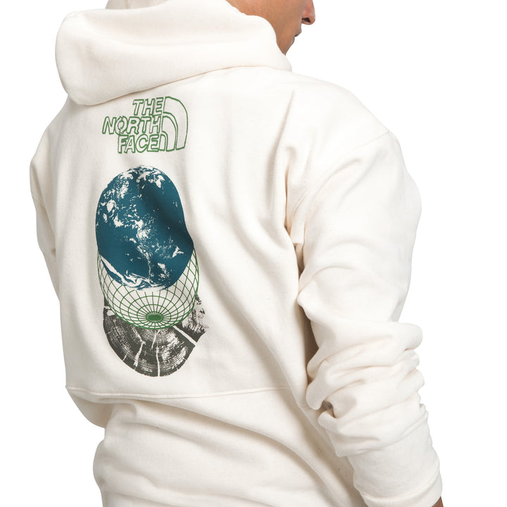 The North Face Earth Day Relaxed Fit Hoodie - Men's Unbleached/New Taupe Green