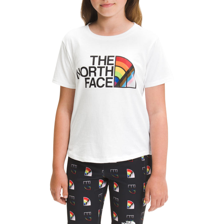 The North Face Printed Pride Graphic T-Shirt - Girls' TNF White