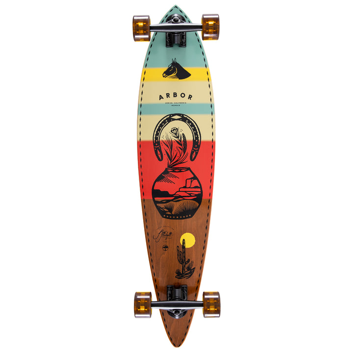 Arbor Fish Artist Jess Mudgett Longboard Complete