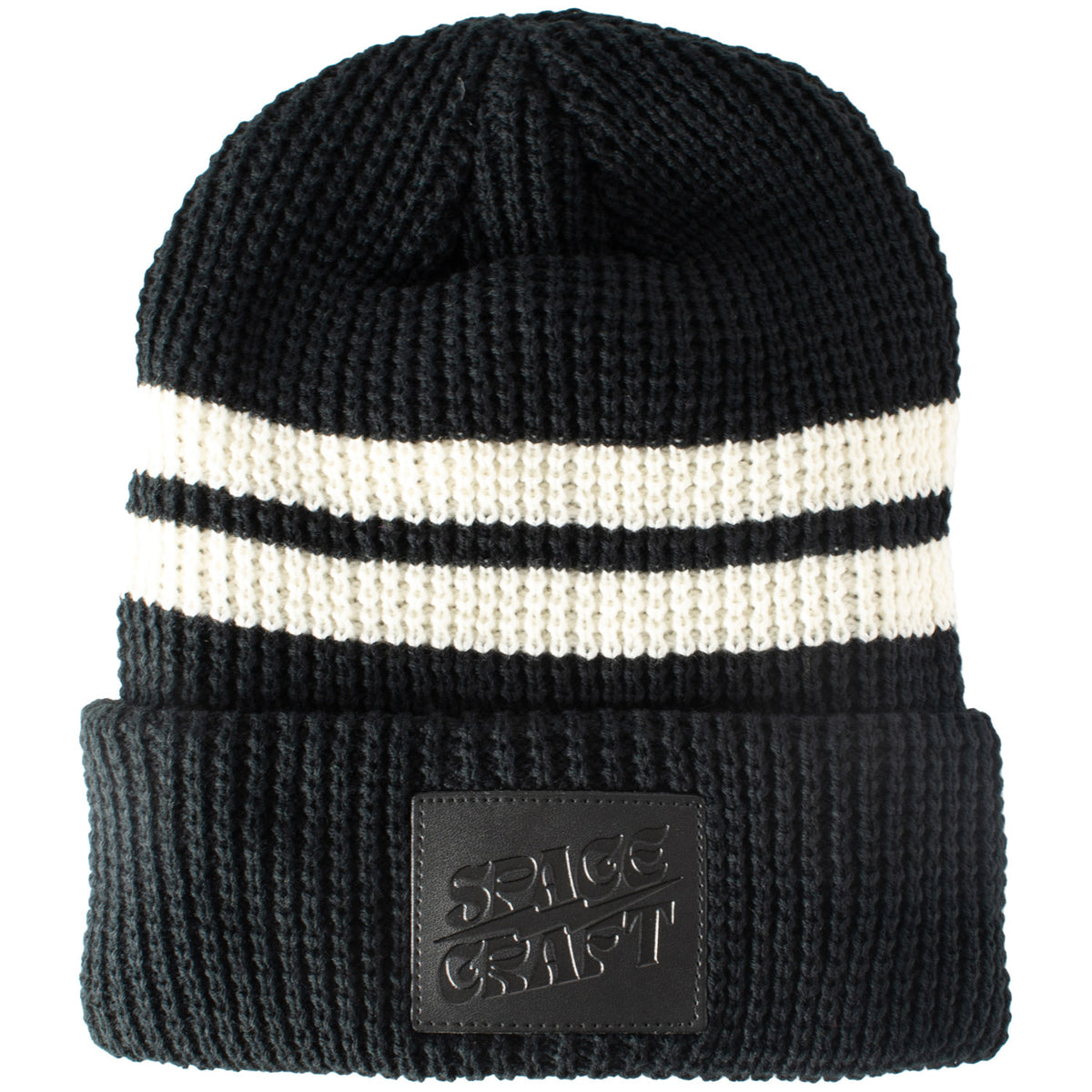 Spacecraft Striped Index Beanie Black