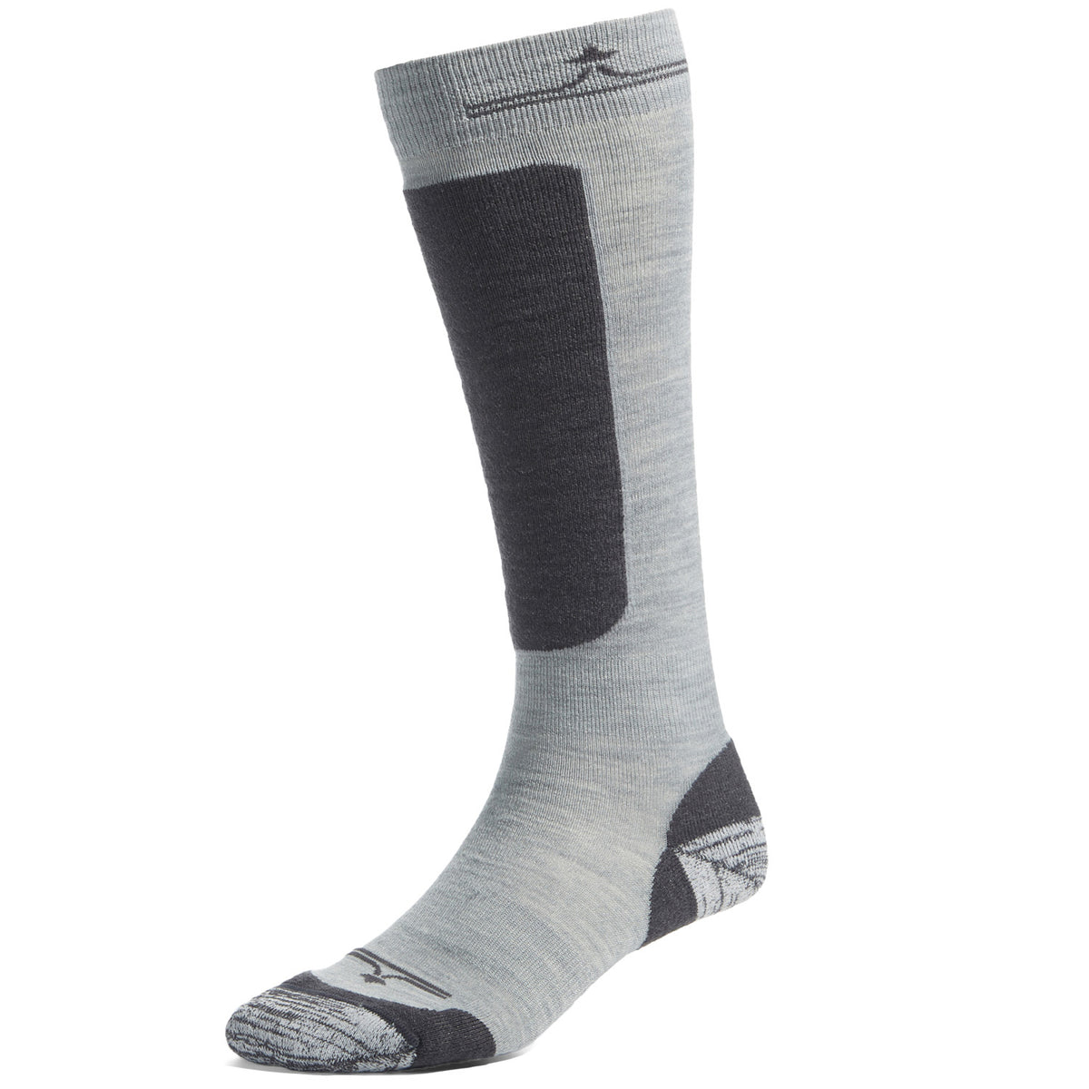 evo Lightweight Merino Plus Snow Socks Grey