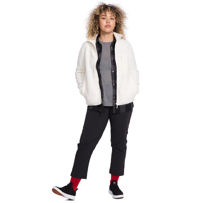 evo Madison High Pile Jacket - Women's Off White