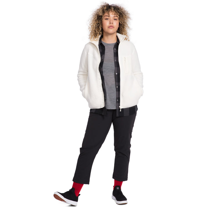 evo Madison High Pile Jacket - Women's Off White