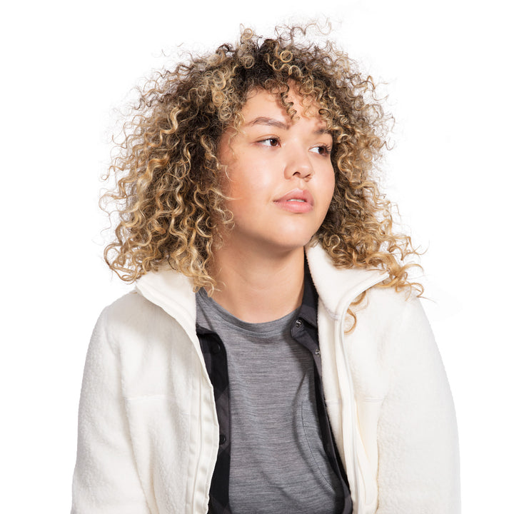 evo Madison High Pile Jacket - Women's Off White