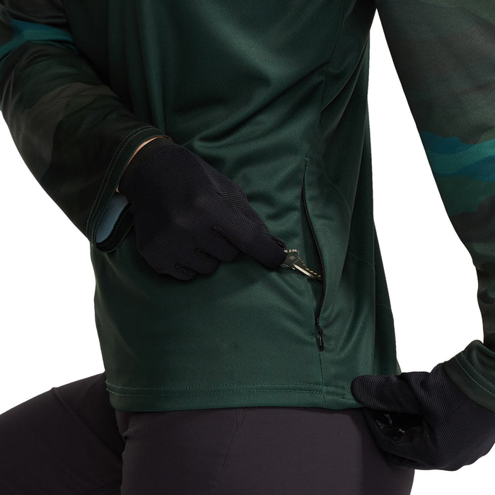 evo Long-Sleeve Bike Jersey - Women's Green