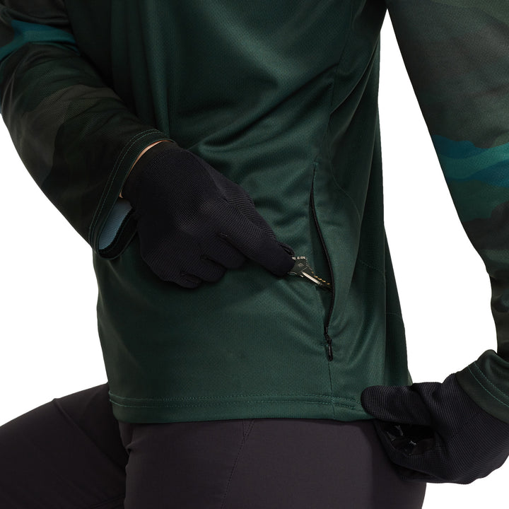 evo Long-Sleeve Bike Jersey - Women's Green