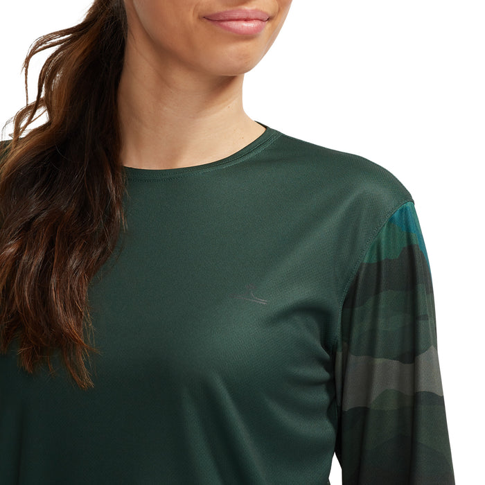 evo Long-Sleeve Bike Jersey - Women's Green